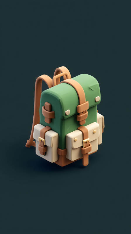 卡通背包设计图-图片