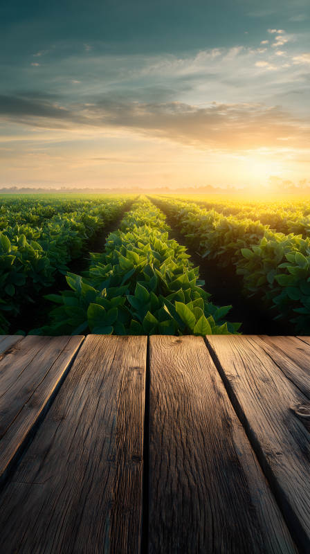 田野日出阳光普照-图片