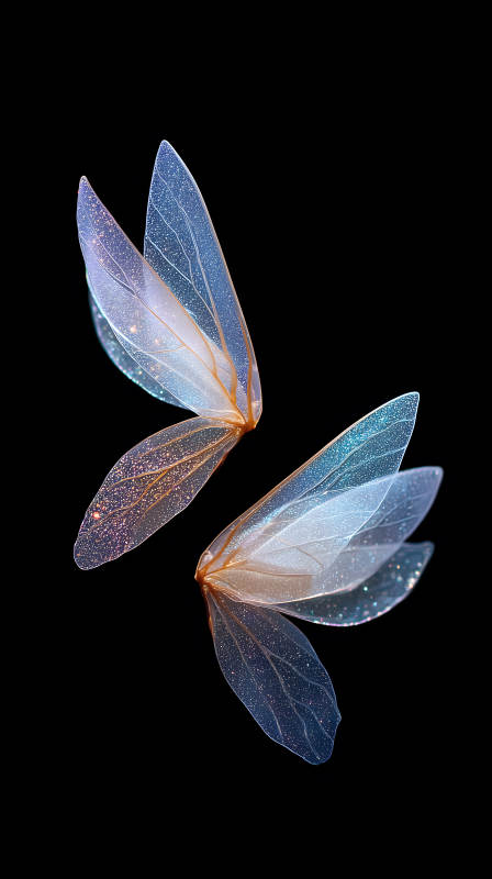 發光翅膀閃耀黑暗-圖片