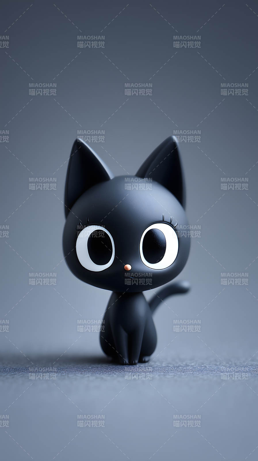 可爱黑猫玩偶-图片