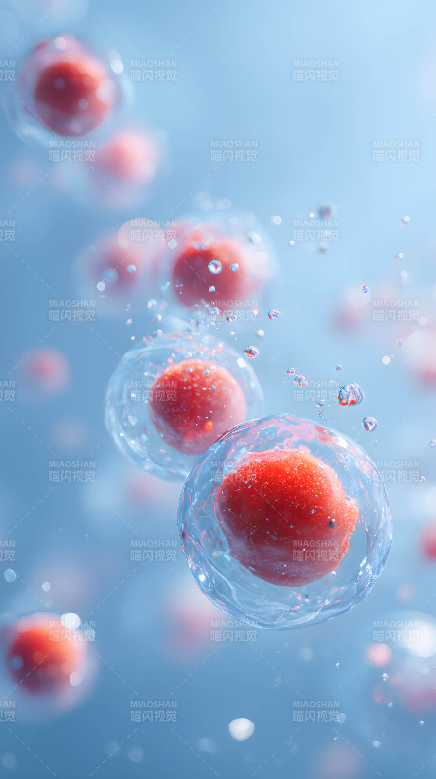 细胞结构特写画面-图片