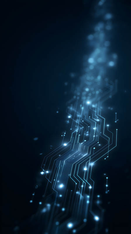 电路科技蓝光效果-图片