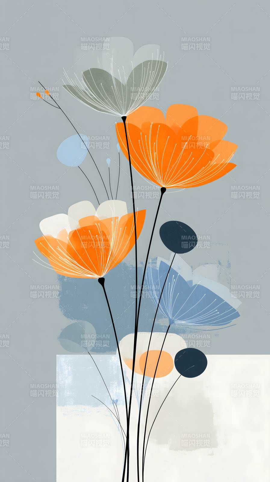 抽象花卉艺术-图片