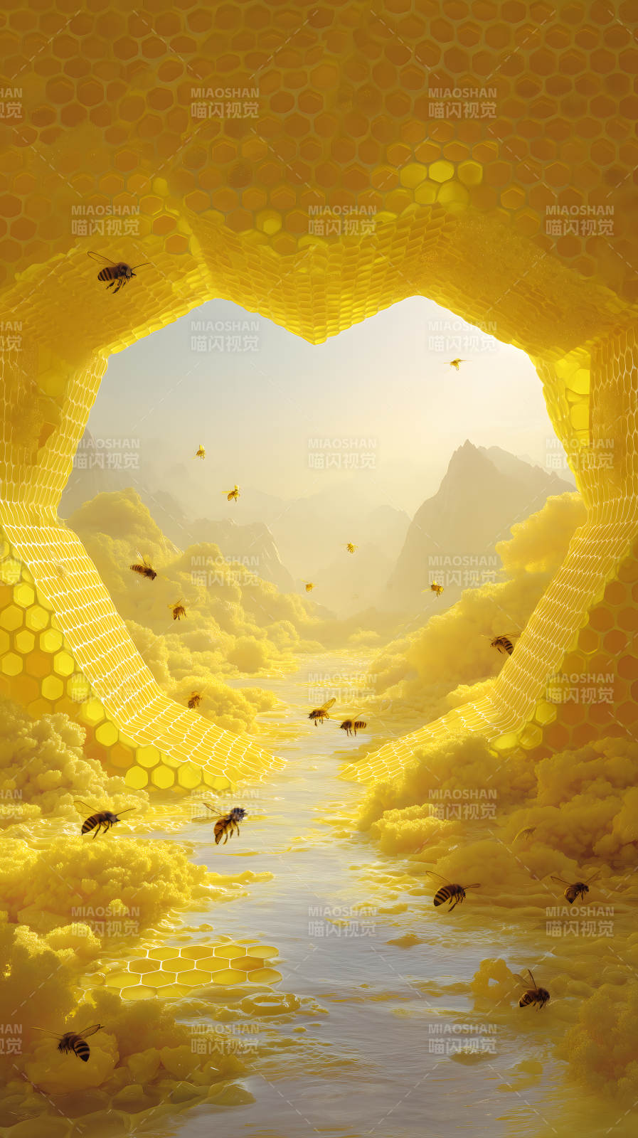 蜂巢秘境风景如画-图片