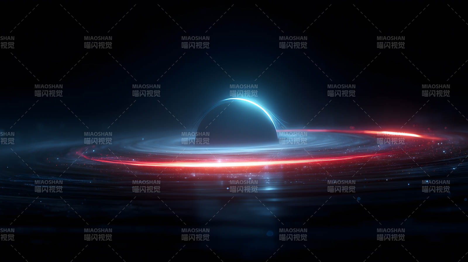 黑洞星云宇宙空間景象-圖片