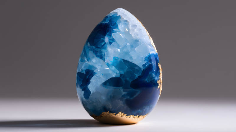 藍(lán)色水晶工藝品-圖片