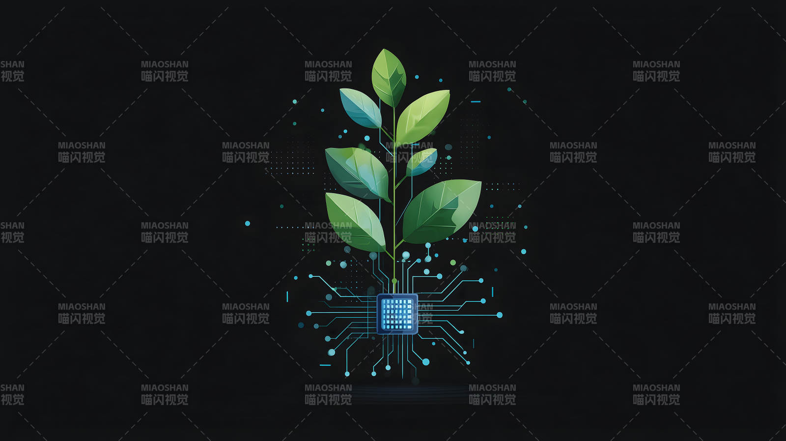 科技与自然的结合图片