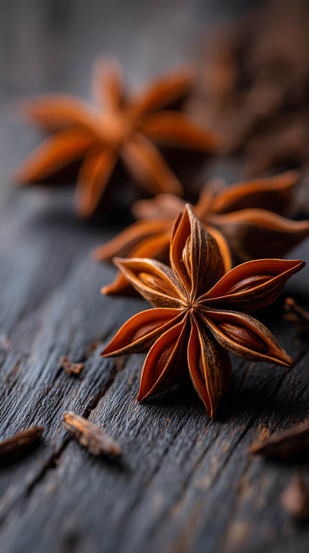 八角特寫香料氛圍感-圖片