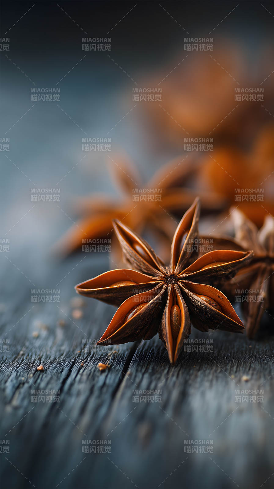 八角特寫木質紋理-圖片