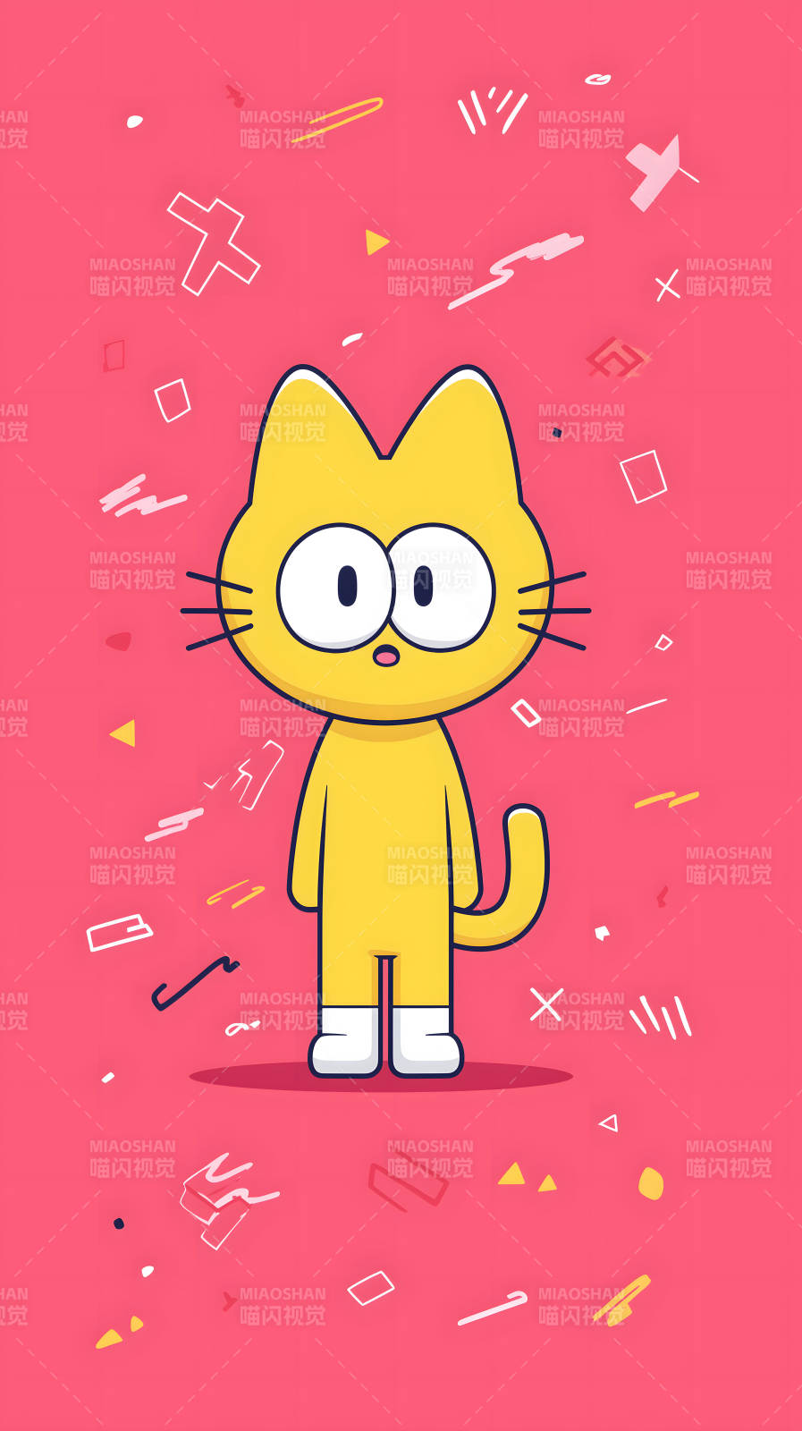 可愛卡通貓咪風(fēng)格-圖片