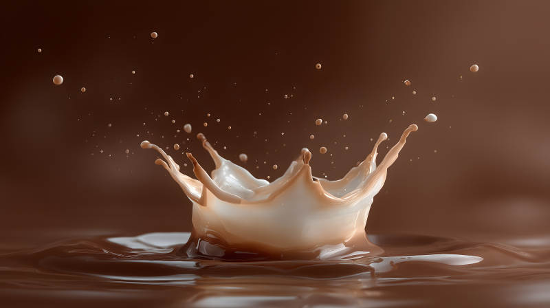 巧克力飛濺的瞬間-圖片