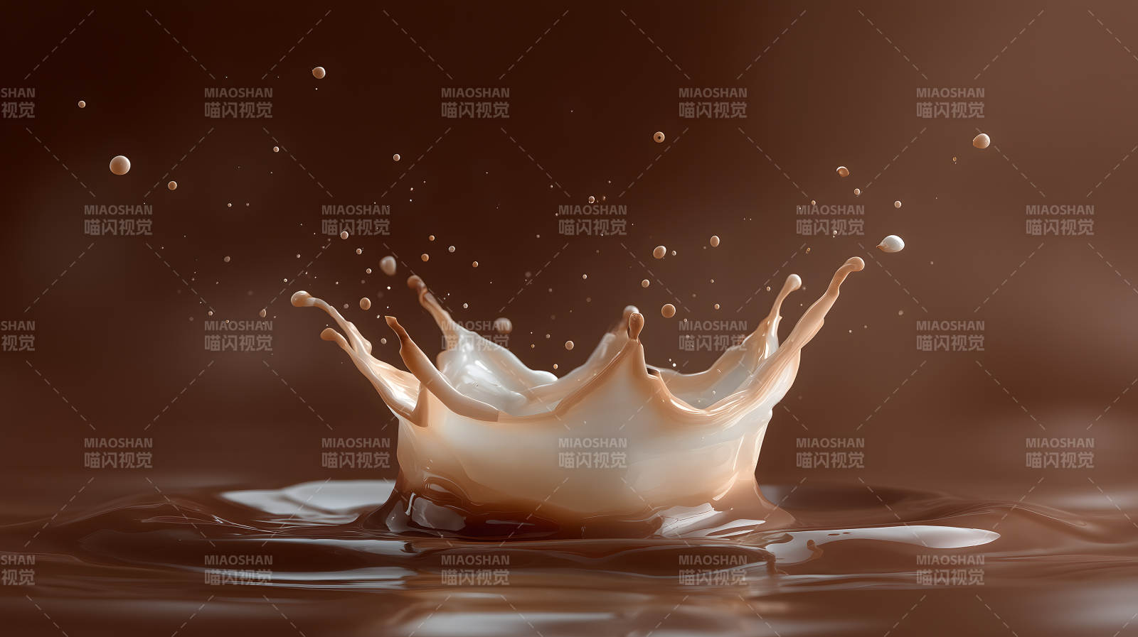 巧克力飛濺的瞬間-圖片