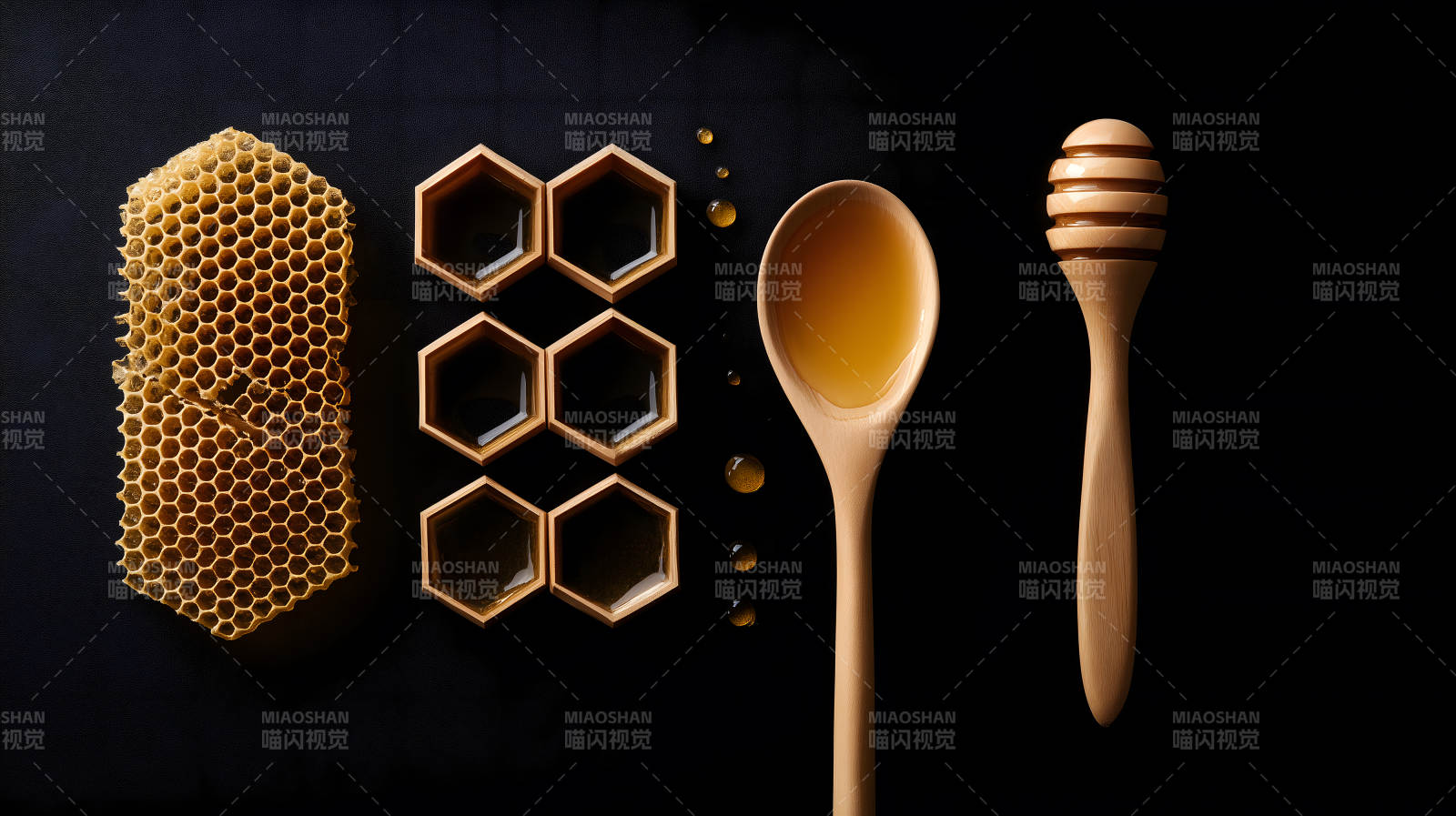 蜂蜜意境靜物藝術-圖片