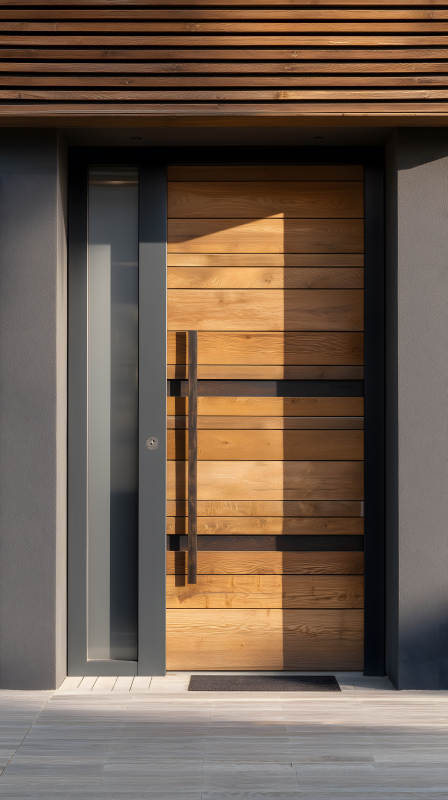 木門陽光現代建筑設計-圖片