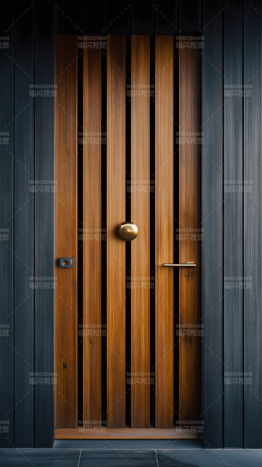 木質門設計精致簡約-圖片