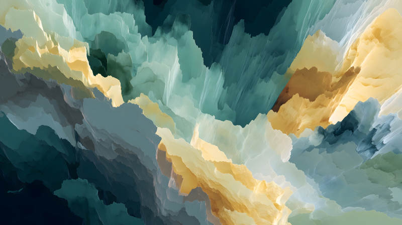 抽象山巒色彩漸變-圖片