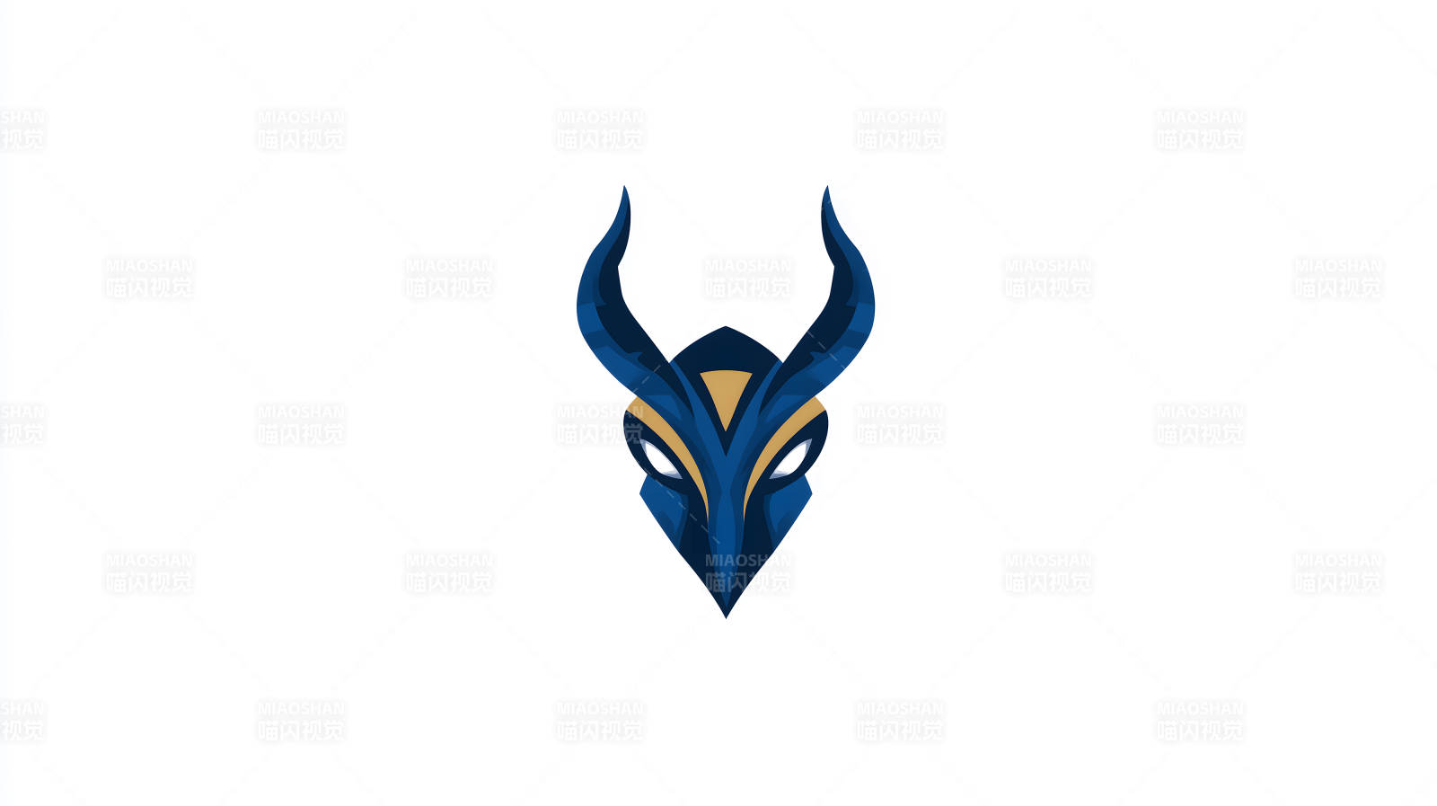 蓝色恶魔头像-图片