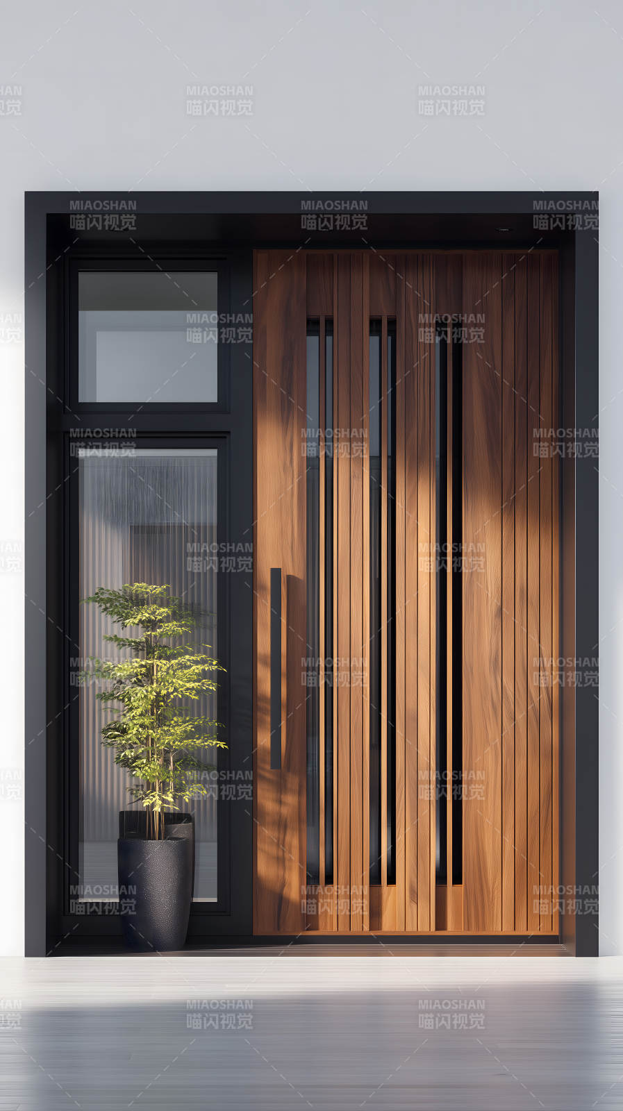 木門設計現代簡約-圖片