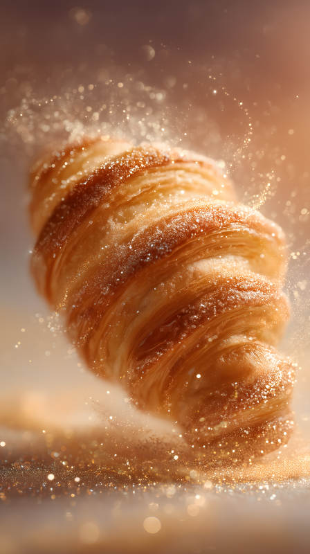 美味酥脆的法式可颂-图片