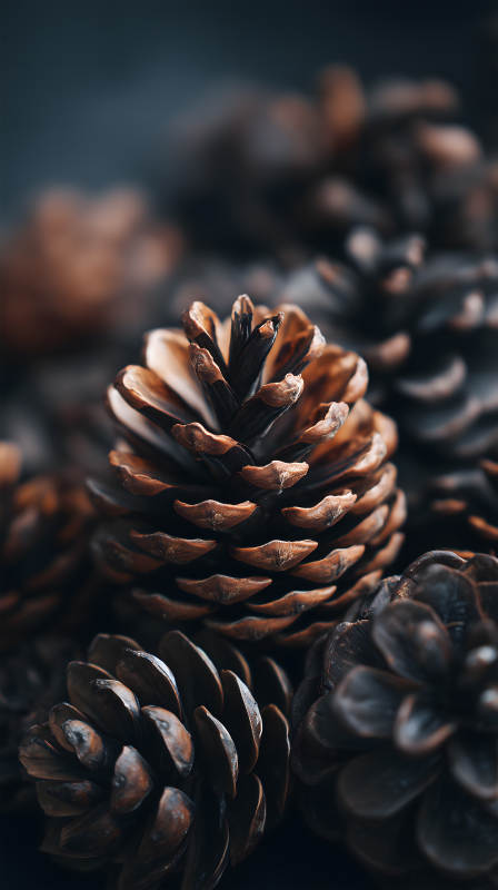 松果特寫秋日氛圍-圖片