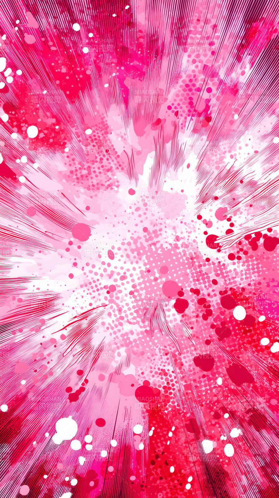 粉色沖擊畫面特效-圖片