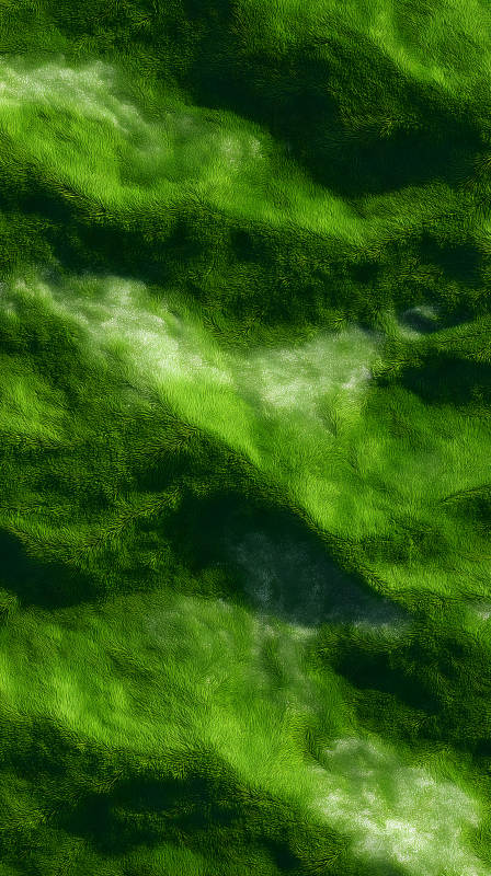 綠草地抽象景觀-圖片