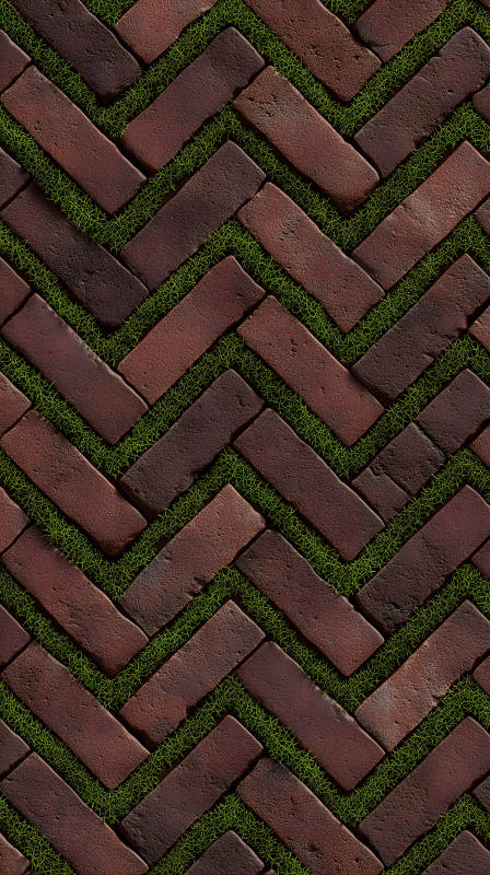 砖块草地装饰-图片