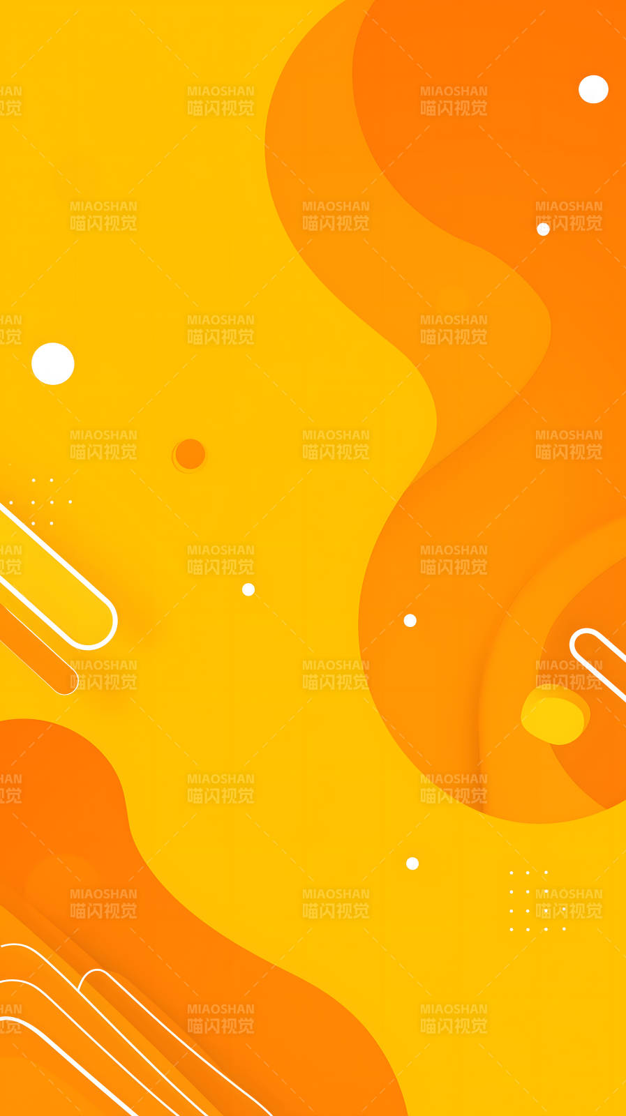抽象橙黃色背景設計-圖片
