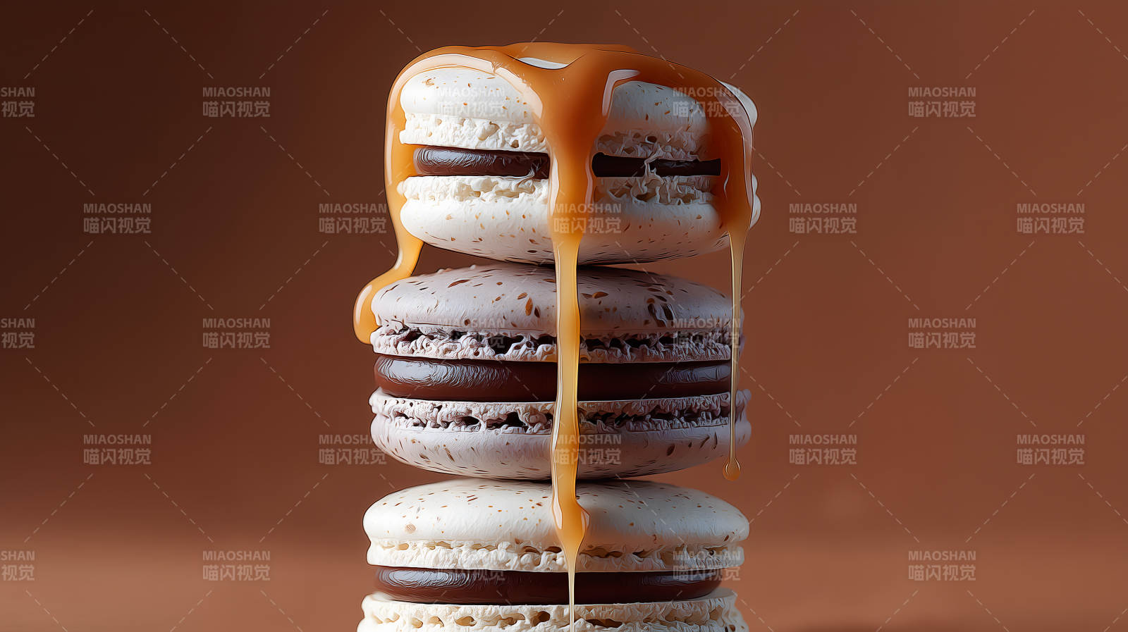 焦糖马卡龙-图片