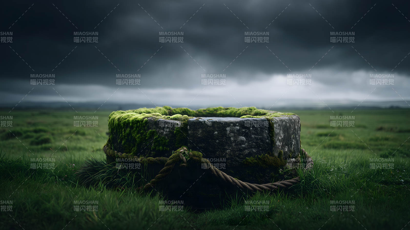 石井佇立綠野-圖片