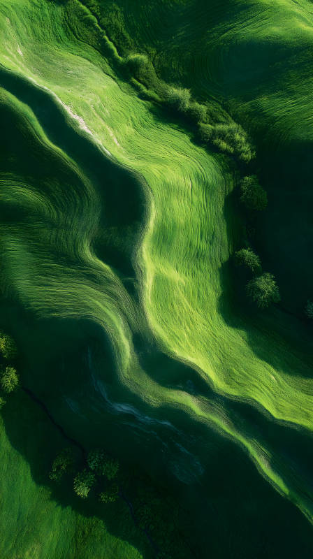 綠野仙蹤般迷人田野-圖片