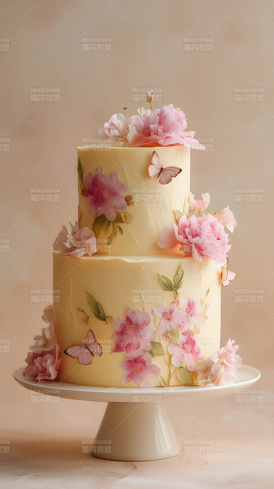 精美鮮花蛋糕-圖片