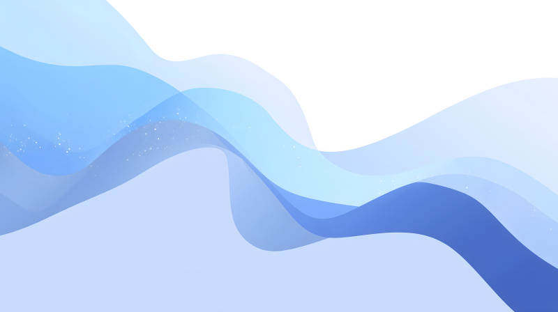 藍(lán)色波浪背景圖-圖片