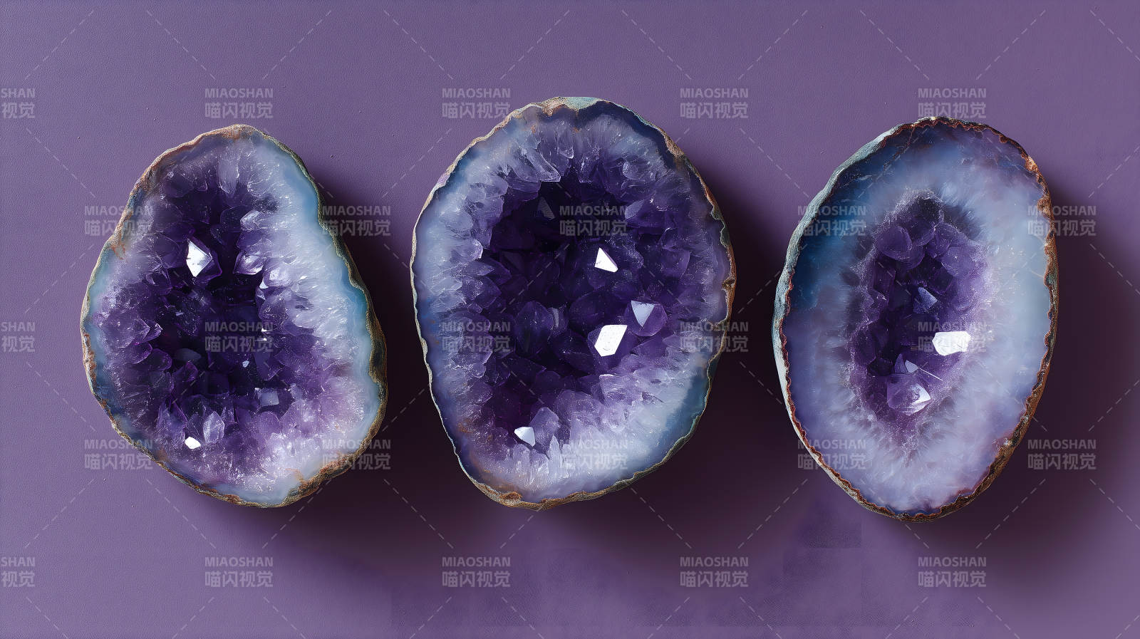 紫水晶宝石阵列-图片