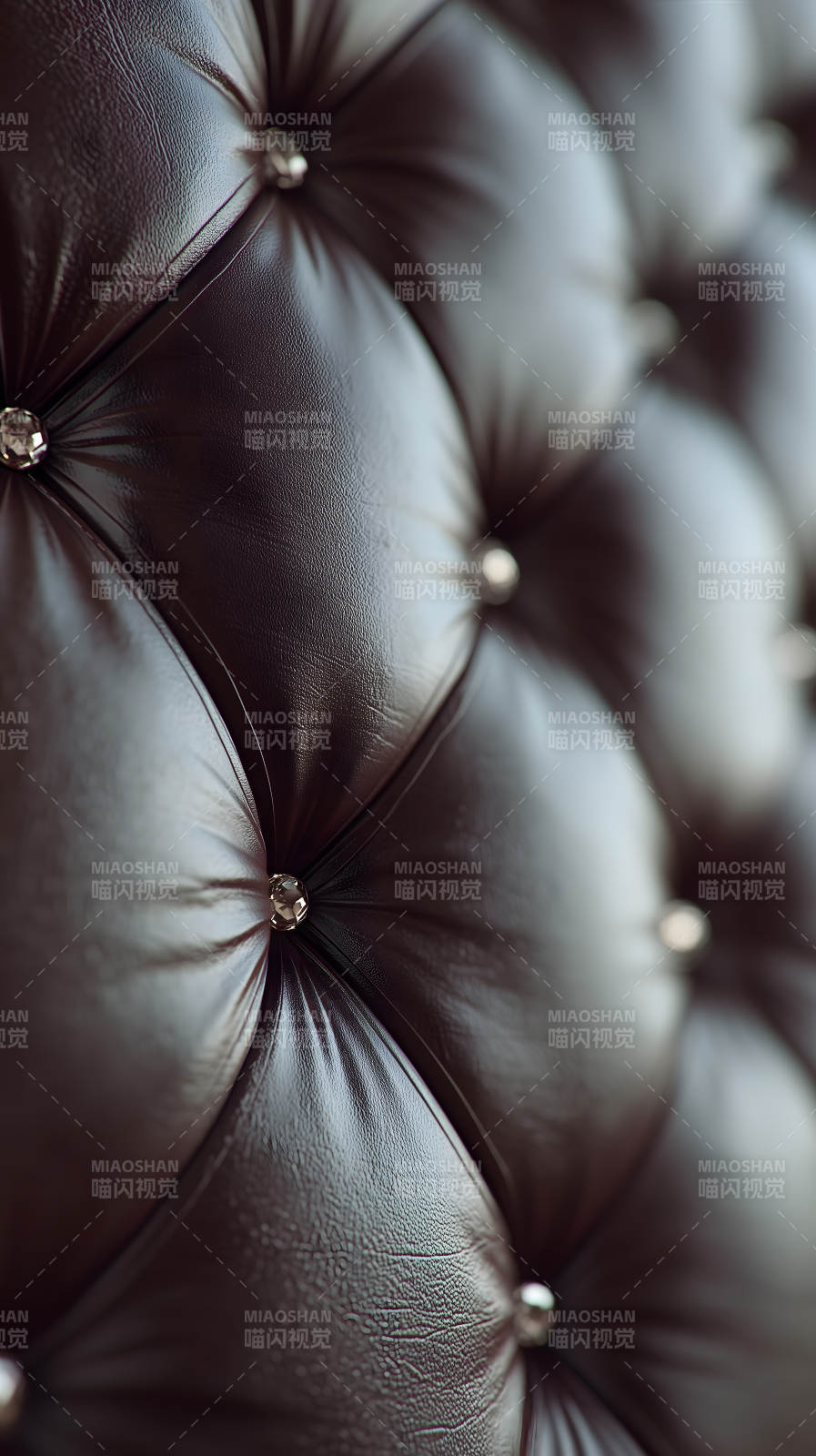 皮革沙发特写细节-图片