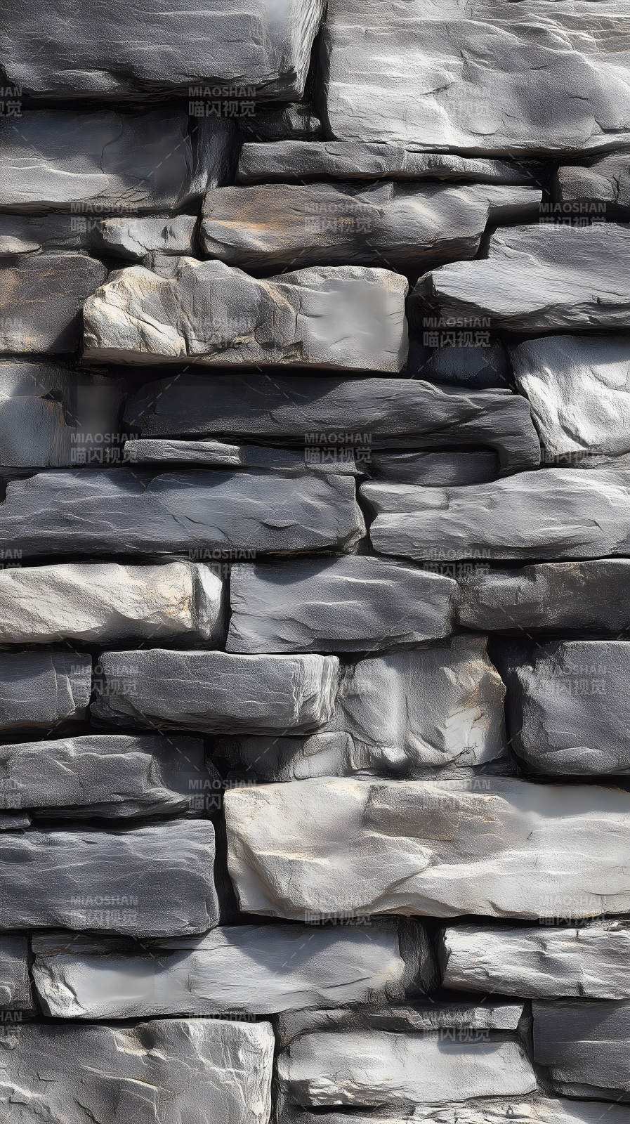 石头墙壁质感呈现-图片