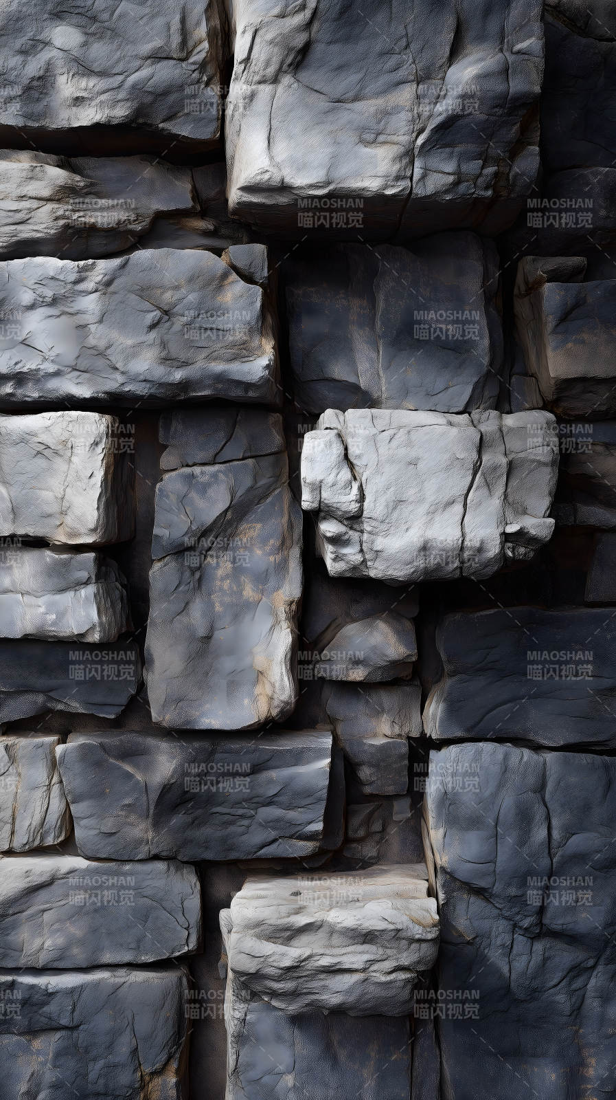 石墙纹理细节特写-图片