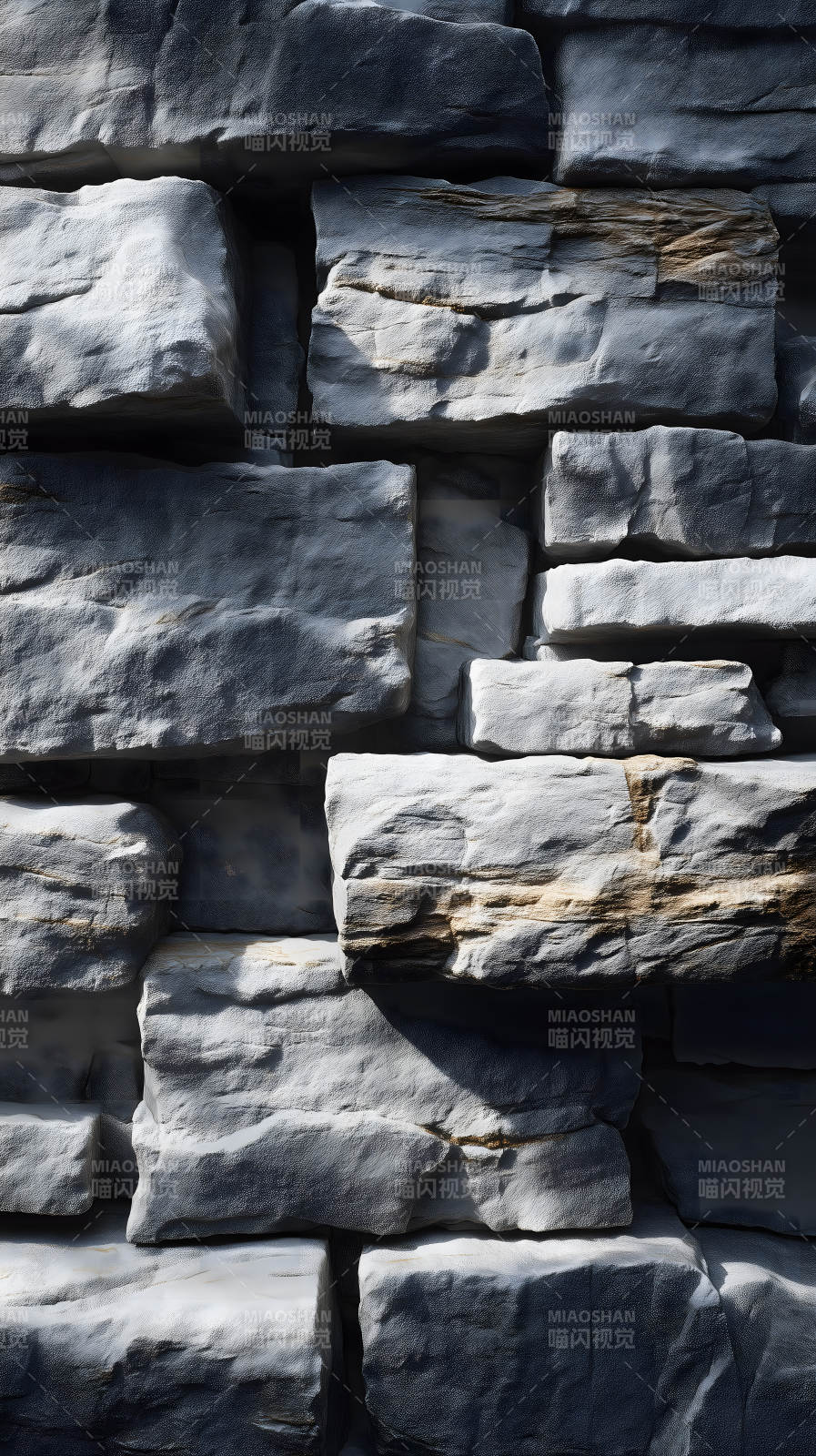 岩石堆砌肌理-图片