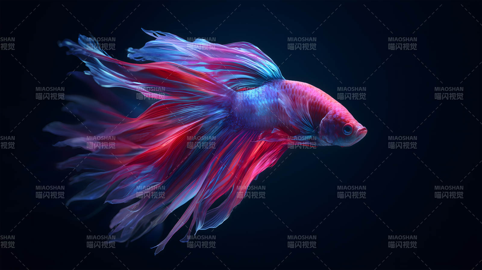 绚丽多彩的斗鱼-图片