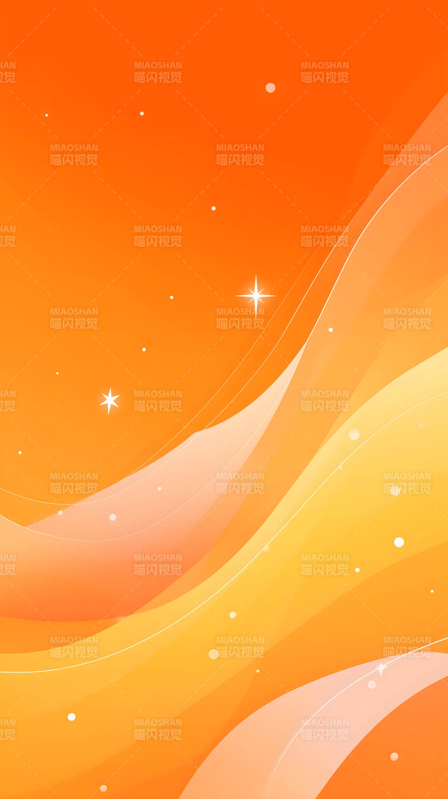 橙色抽象背景充满活力-图片