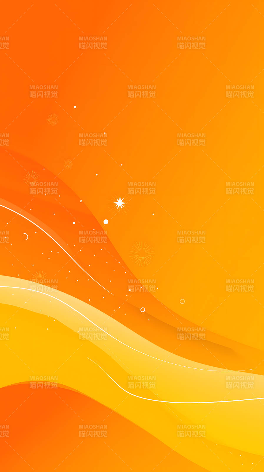 橙色渐变背景设计-图片