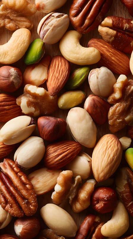混合坚果特写-图片