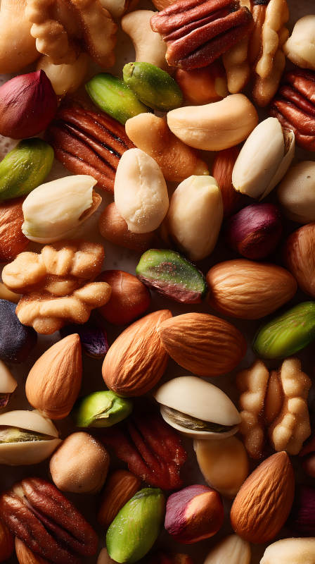 坚果大集合美味诱人-图片