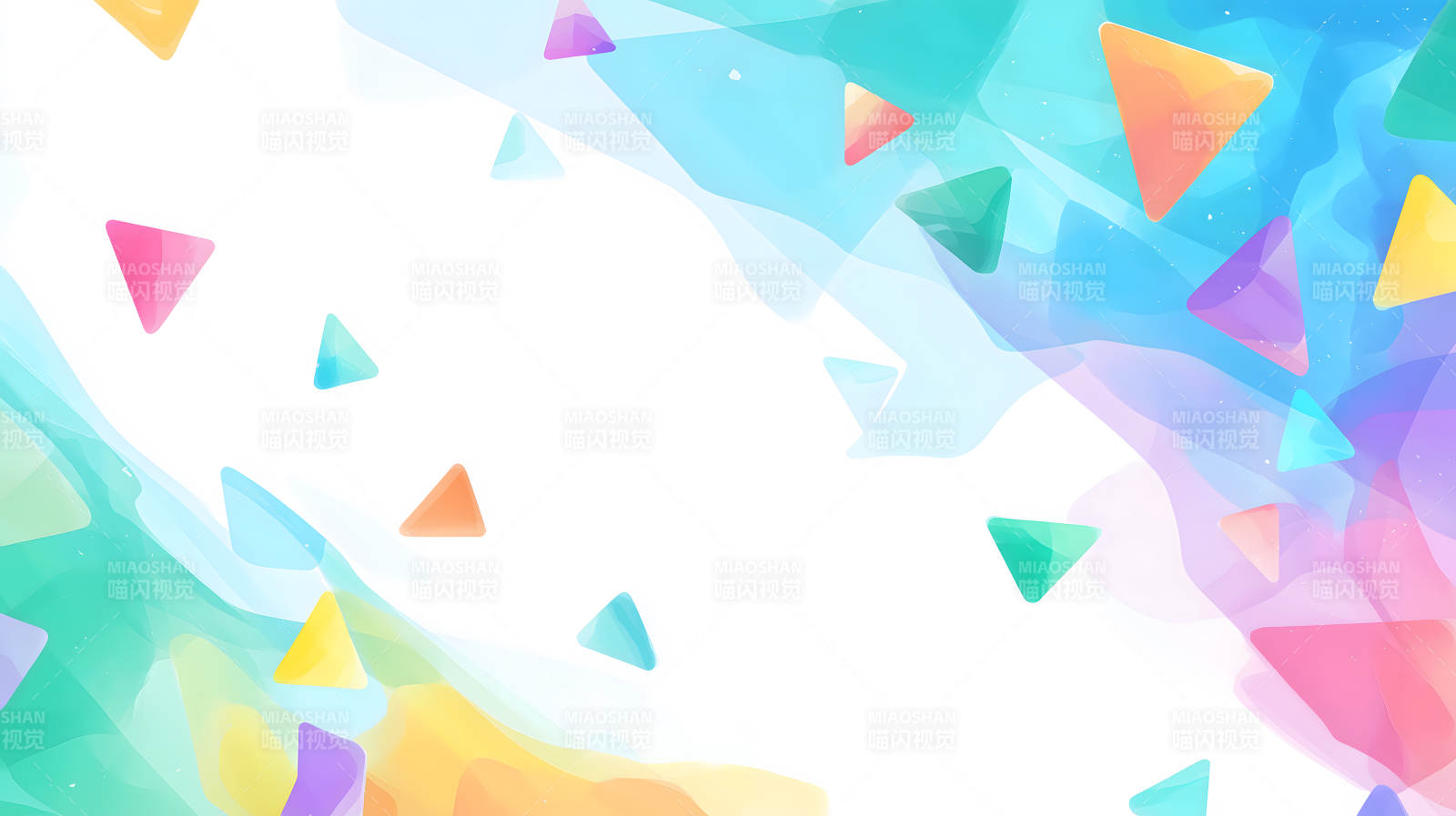 彩色几何图案背景-图片