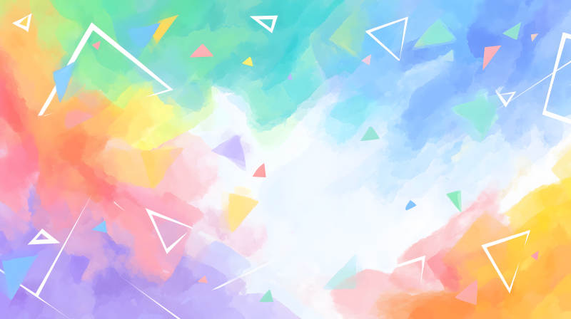 水彩几何图案-图片