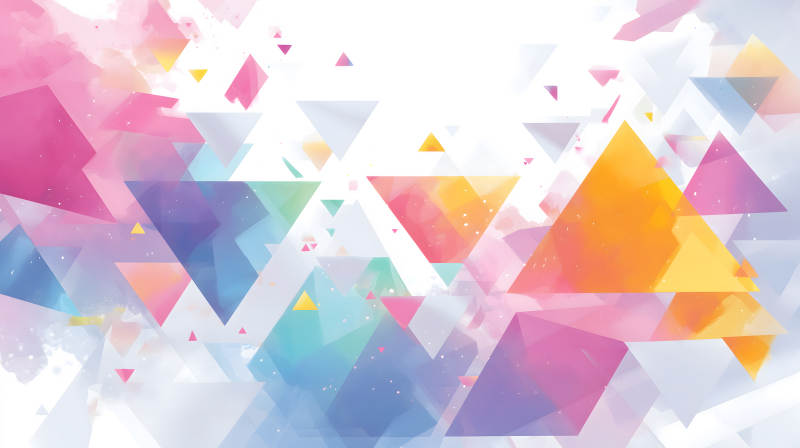 多彩几何背景-图片