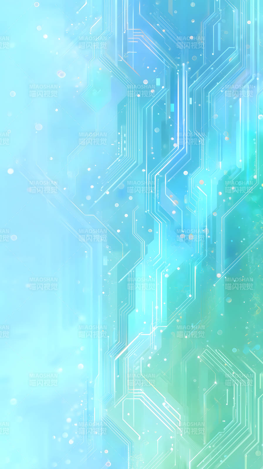 科技电路板抽象背景-图片