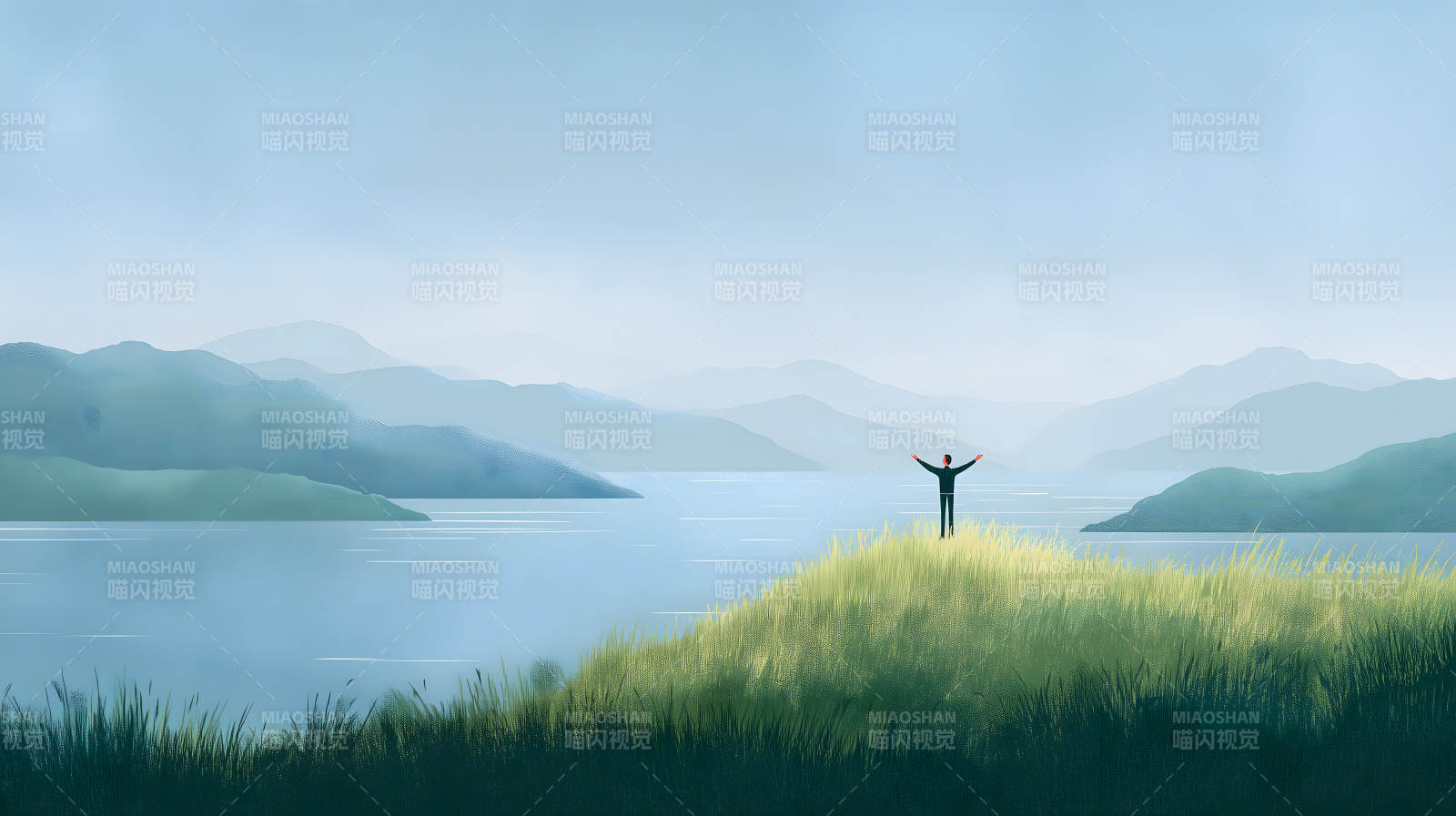 拥抱自然感受自由-图片