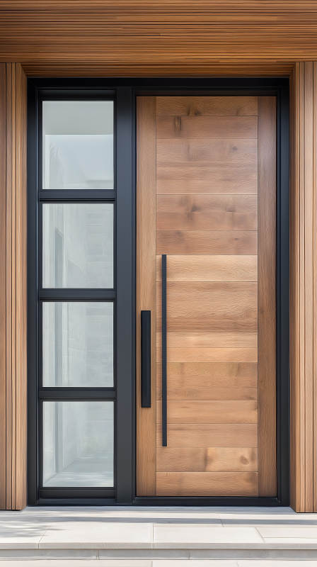 现代木质门设计-图片
