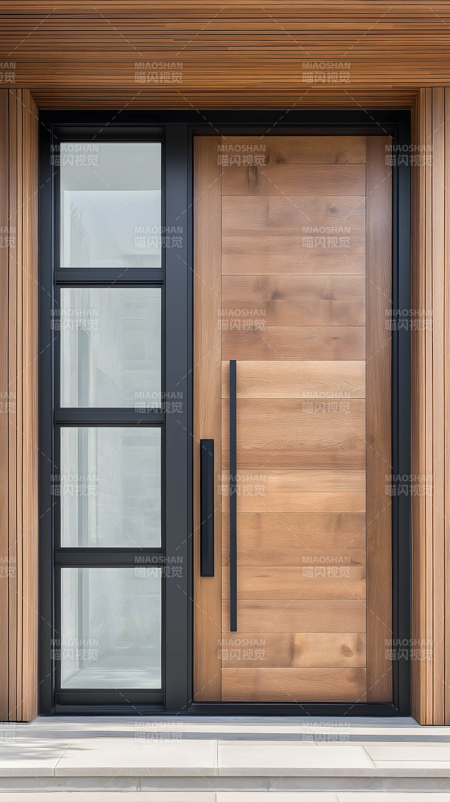 现代木质门设计-图片